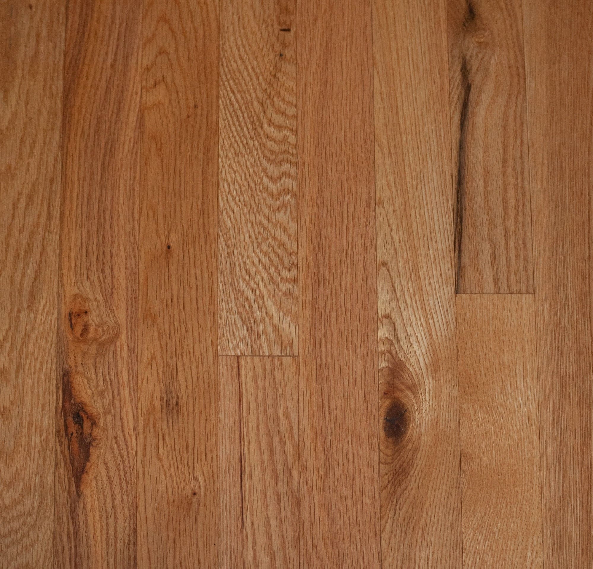 Close-up of natural wooden flooring with knots and grain patterns.